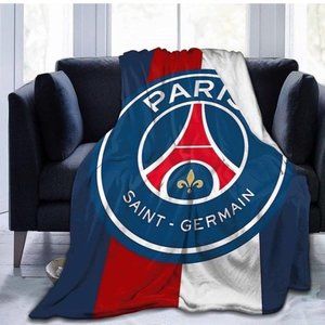 Paris Saint Germain Flannel Blanket Lightweight Cozy Bed Blankets Soft Throw